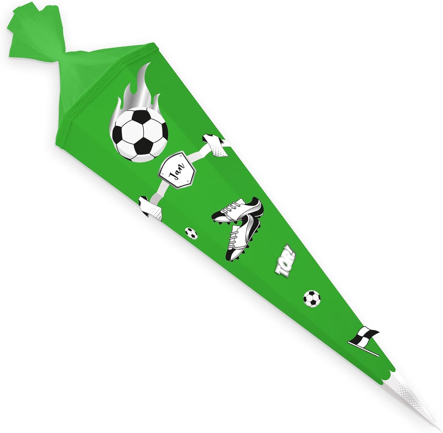 itenga DEKO-SET FUSSBALL schwarz weiss mit Bastel SCHULT...