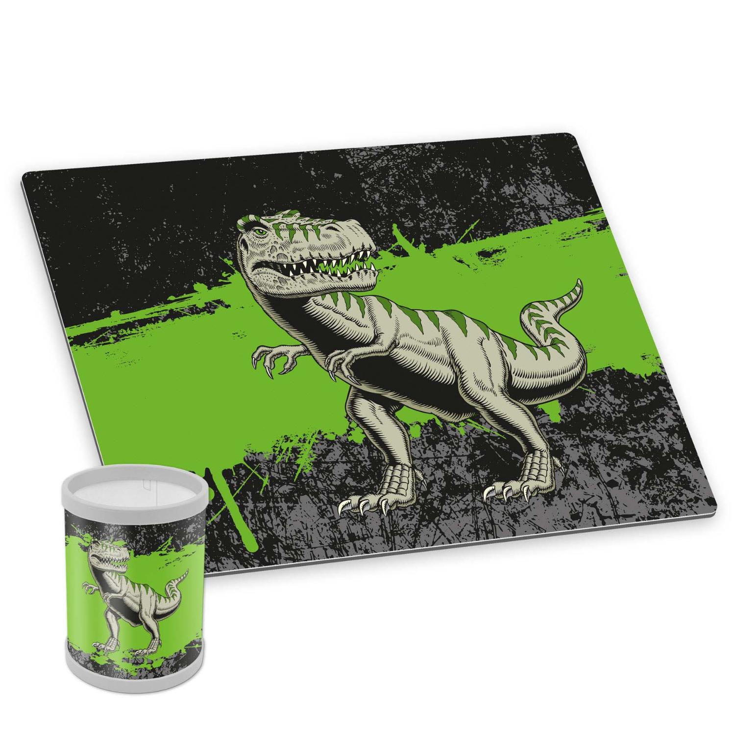 itenga Schreibunterlage Deluxe mit Stiftek�cher Motiv TREX