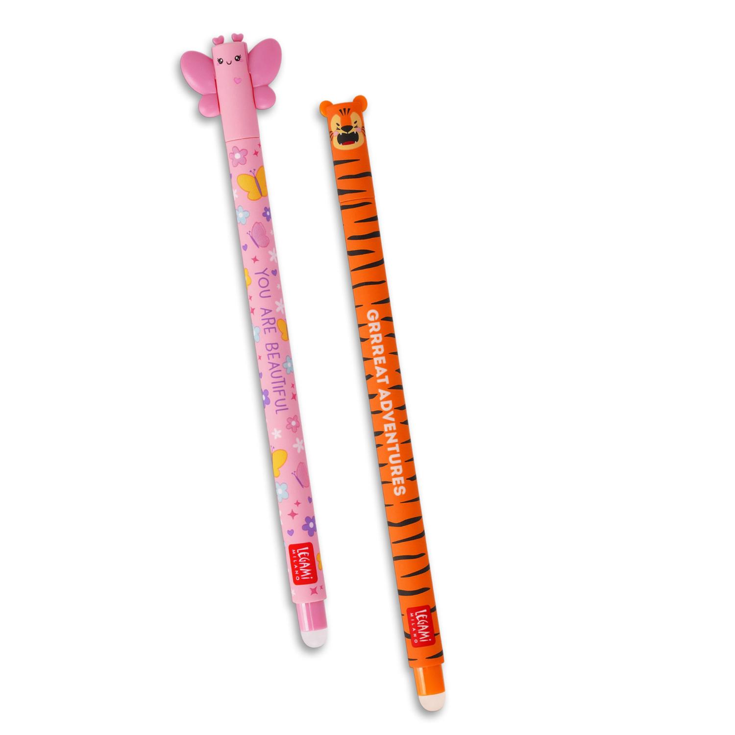 LEGAMI 2er Set Gel Stift SCHMETTERLING und TIGER St�rke ...