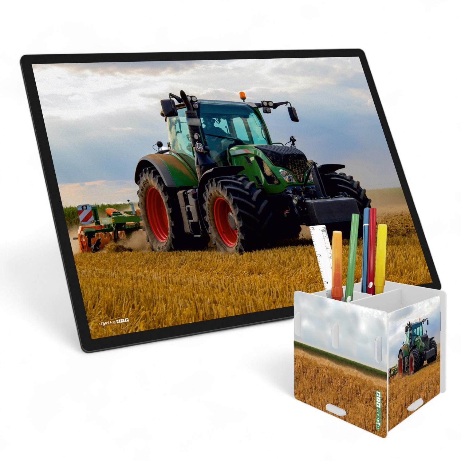 itenga Schreibtischunterlage V1 mit Stiftek�cher eckig T...