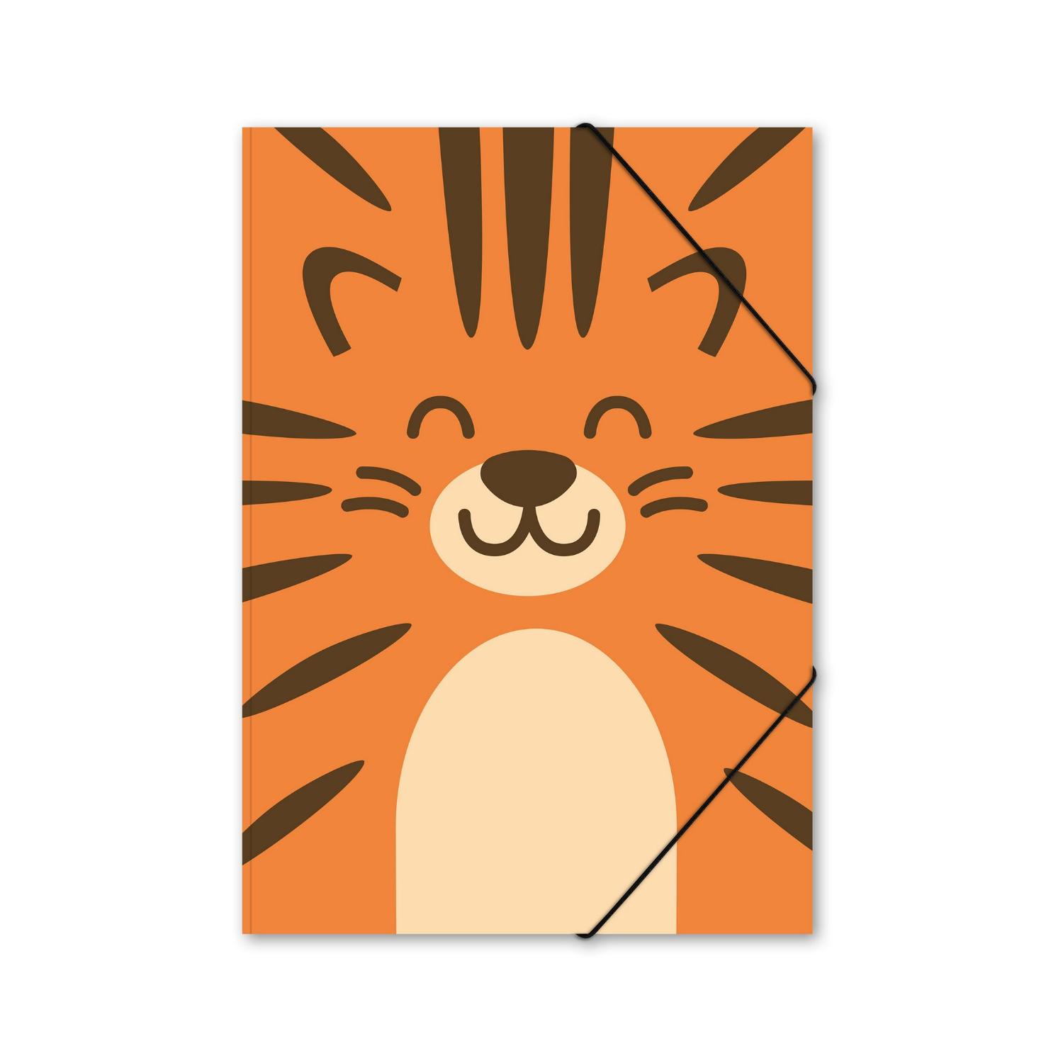 ITENGA Sammelmappe A4 PP Motiv Kawaii TIGER aus langlebi...
