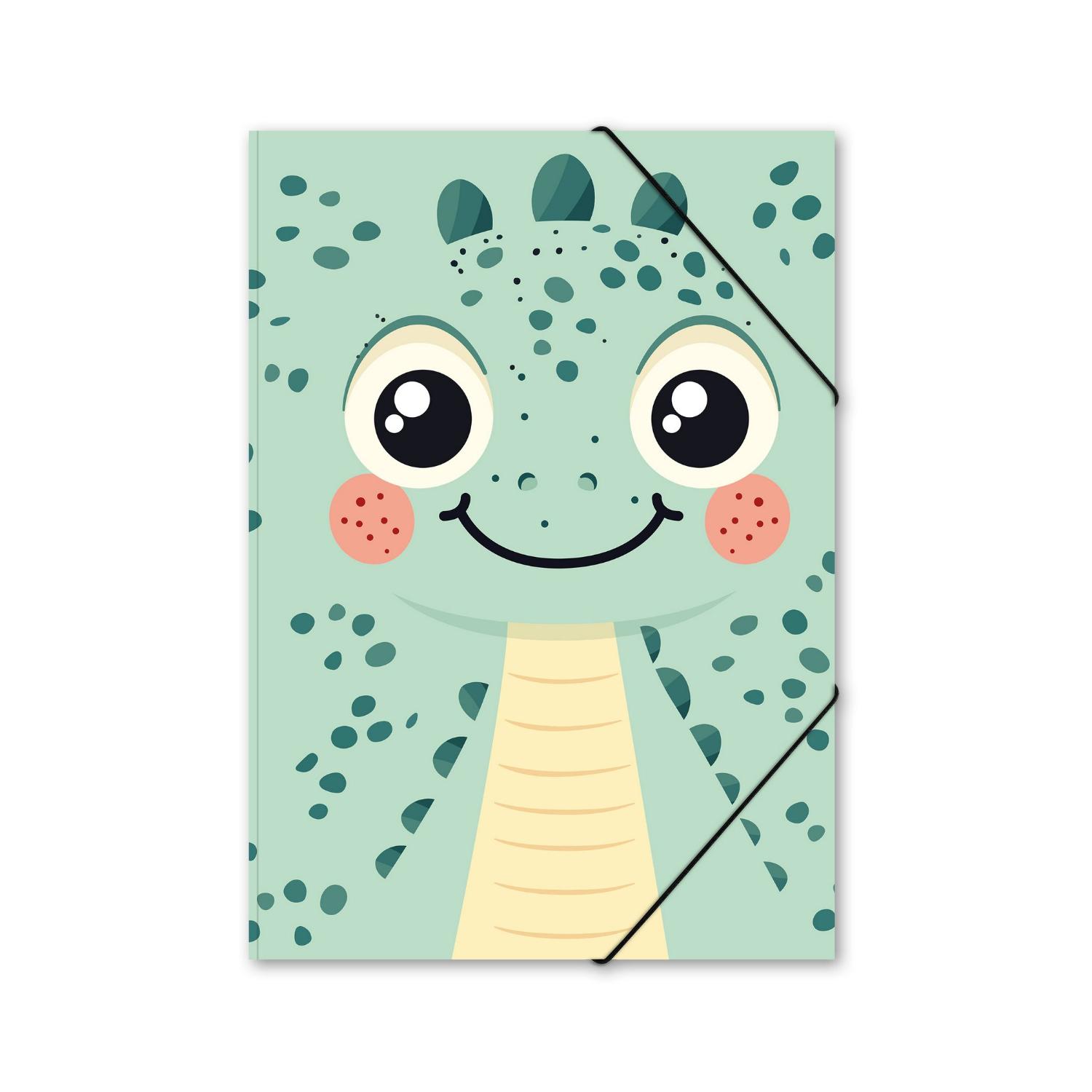ITENGA Sammelmappe A4 PP Motiv Kawaii DINO aus langlebig...