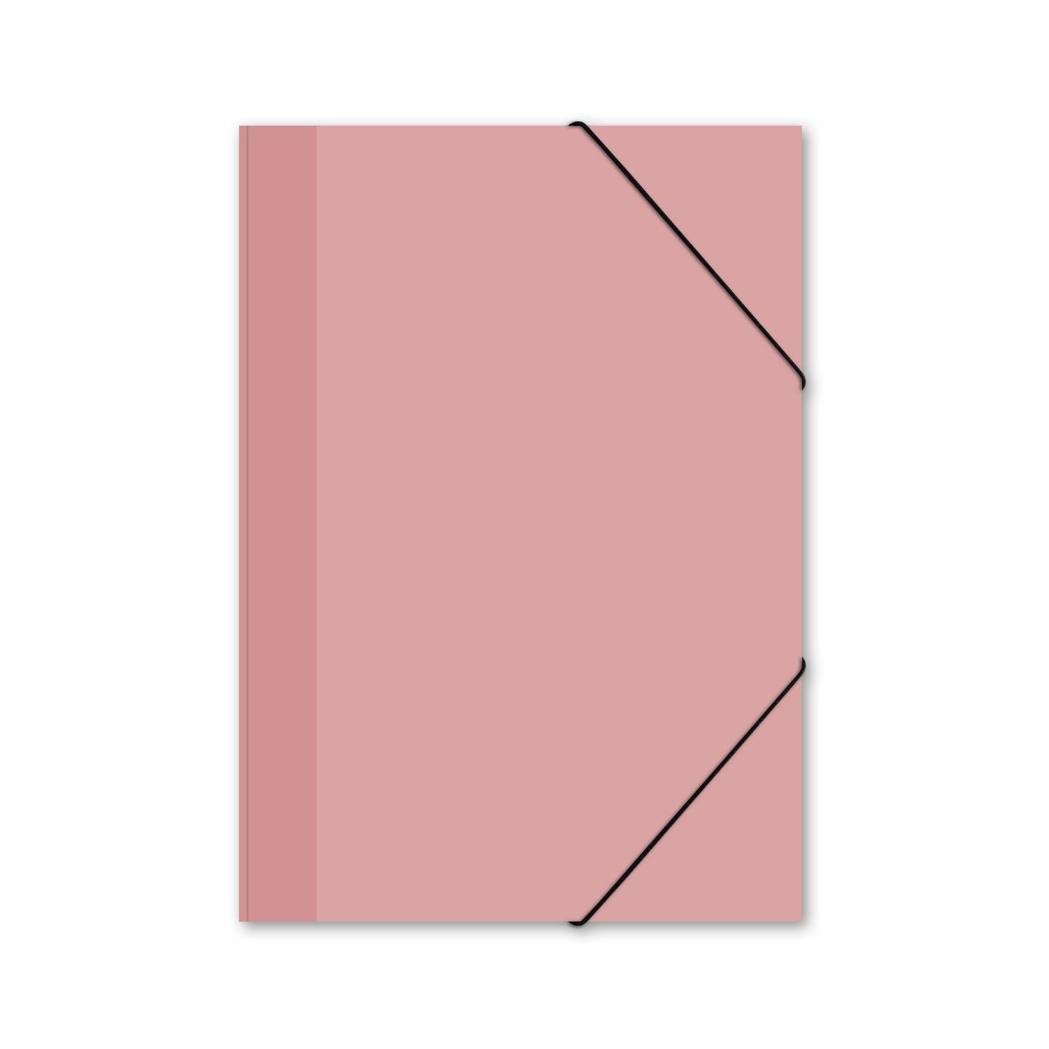 ITENGA Gummizugmappe Sammelmappe A4 PP Motiv PASTELL ROSA