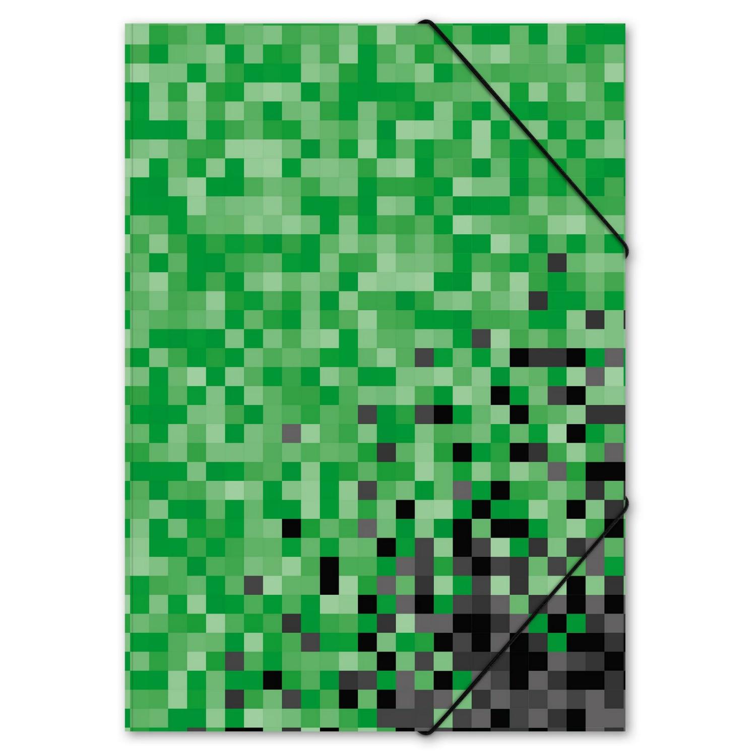 ITENGA Gummizugmappe Zeichenmappe A3 PP Motiv PIXEL