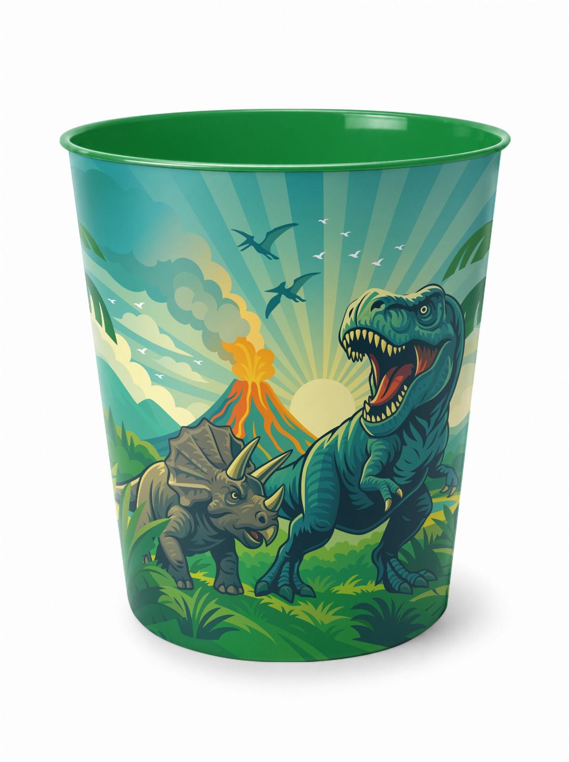 itenga Papierkorb f�r Kinder - Motiv Dinosaurier - DINO ...