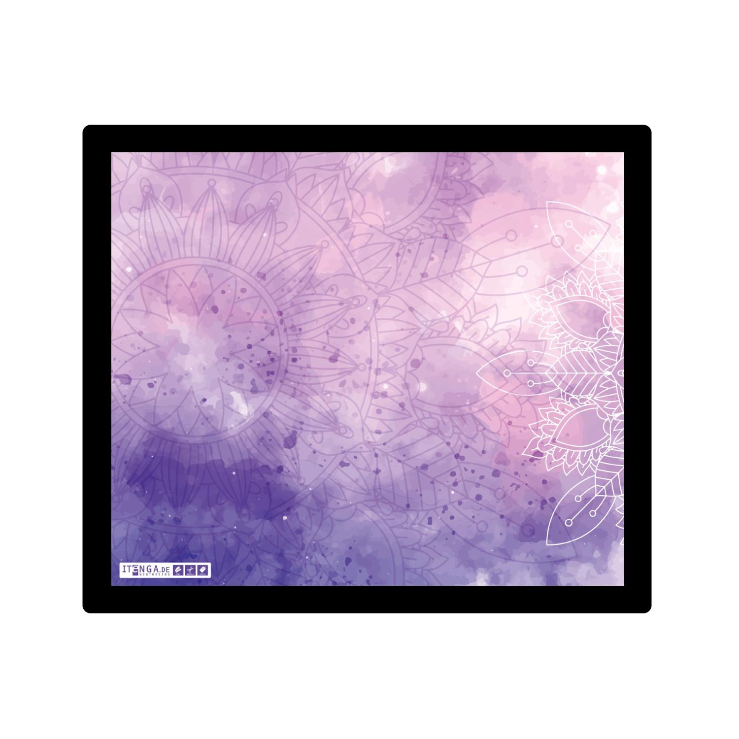 ITENGA Mauspad MANDALA AQUARELL 21 x 18 cm Kunststoff ru...