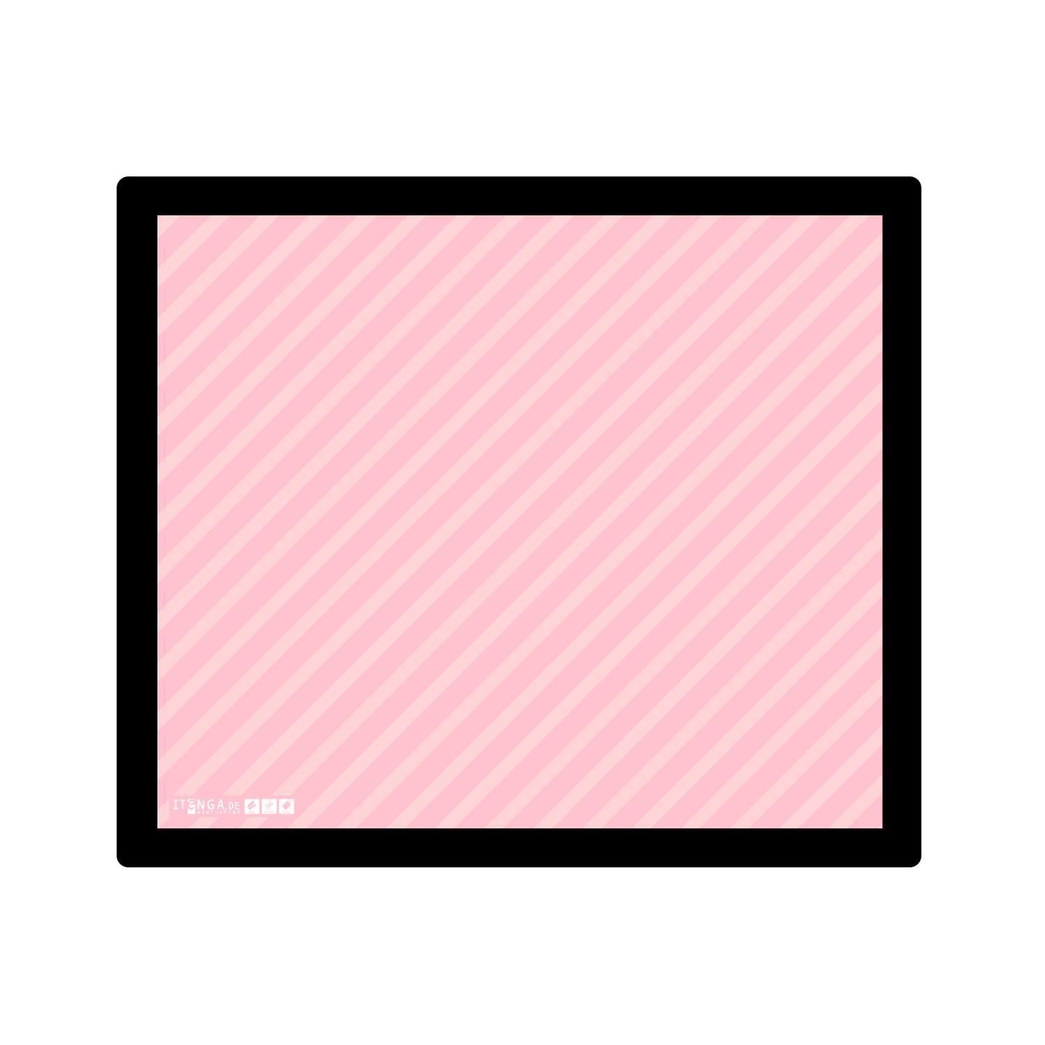 ITENGA Mauspad STRIPE - pastell rosa 21 x 18 cm Kunststo...
