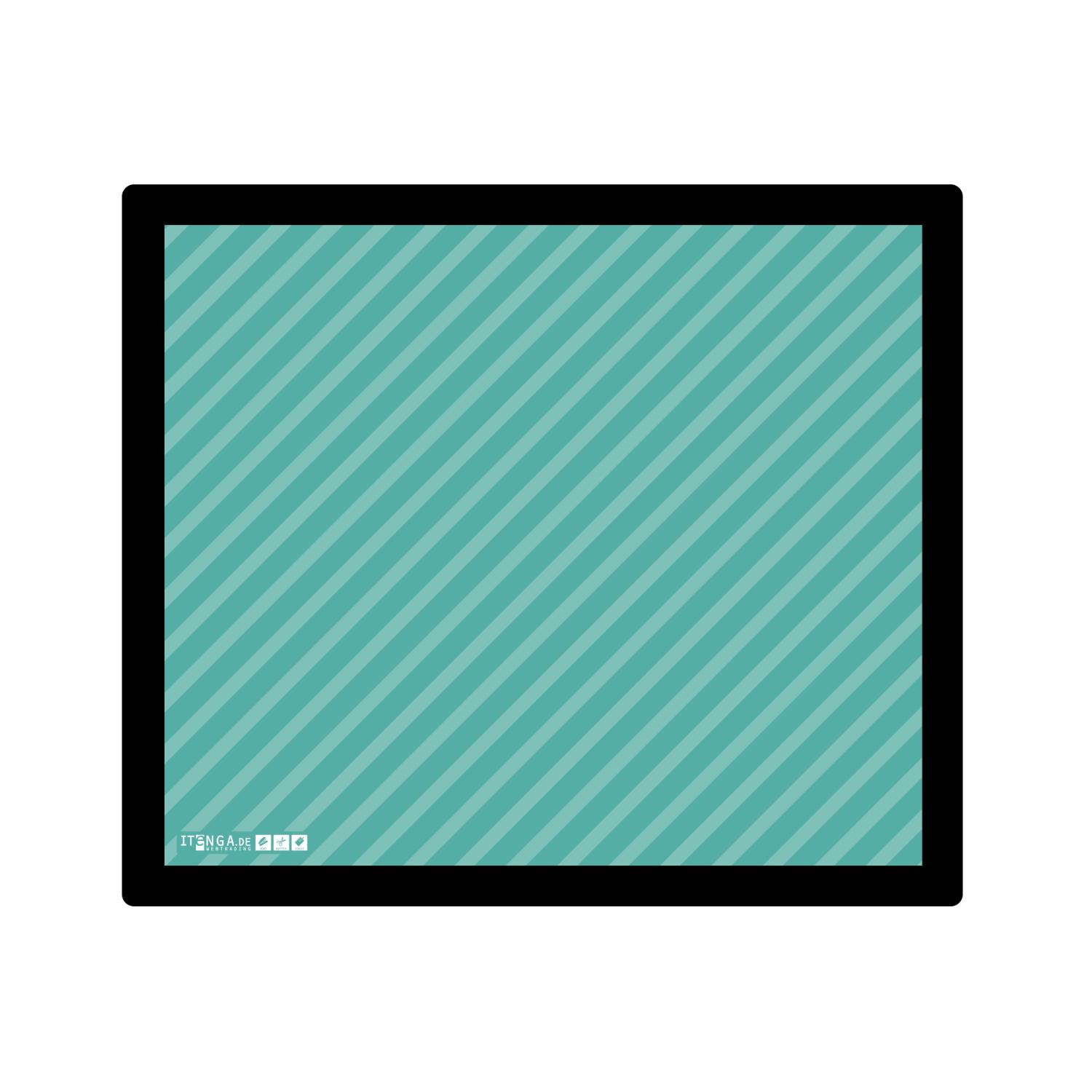 ITENGA Mauspad STRIPE - pastell gr�n 21 x 18 cm Kunststo...