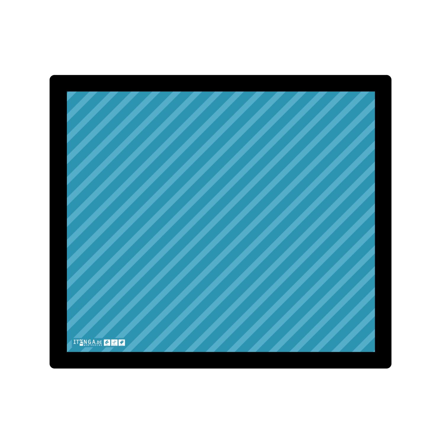 ITENGA Mauspad STRIPE - pastell blau nordic blue 21 x 18...