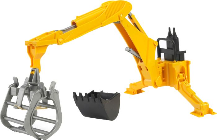 Bruder 02338 Zubeh�r: Heckbagger mit Greifer