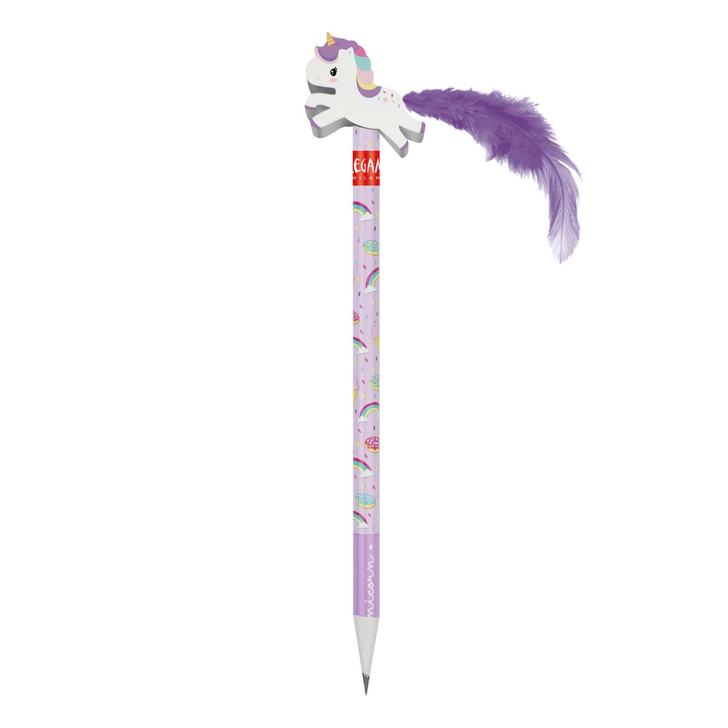 LEGAMI Bleistift mit Radiergummi UNICORN