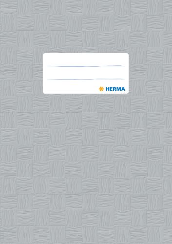 HERMA Heftschoner, DIN A4, aus PP, grau gedeckt