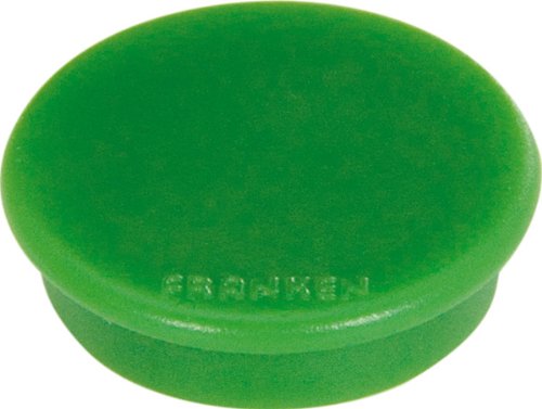 FRANKEN Haftmagnet, Haftkraft: 300 g, Durchm. 24 mm, grün