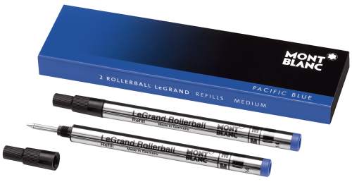 MONT BLANC Rollerball Mine LeGrand M 2er-Pc blau pacific...