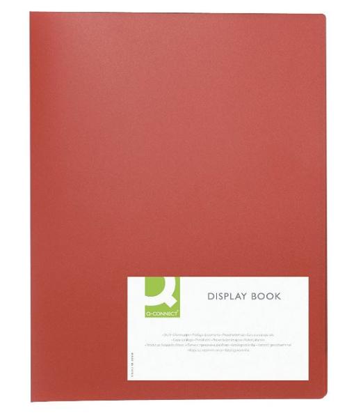 Sichtbuch A4 m.20H�llen rot