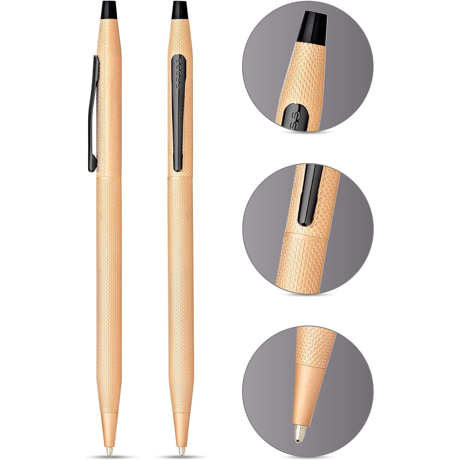 CROSS Kugelschreiber Classic Century Rosegold geb�rstet,...