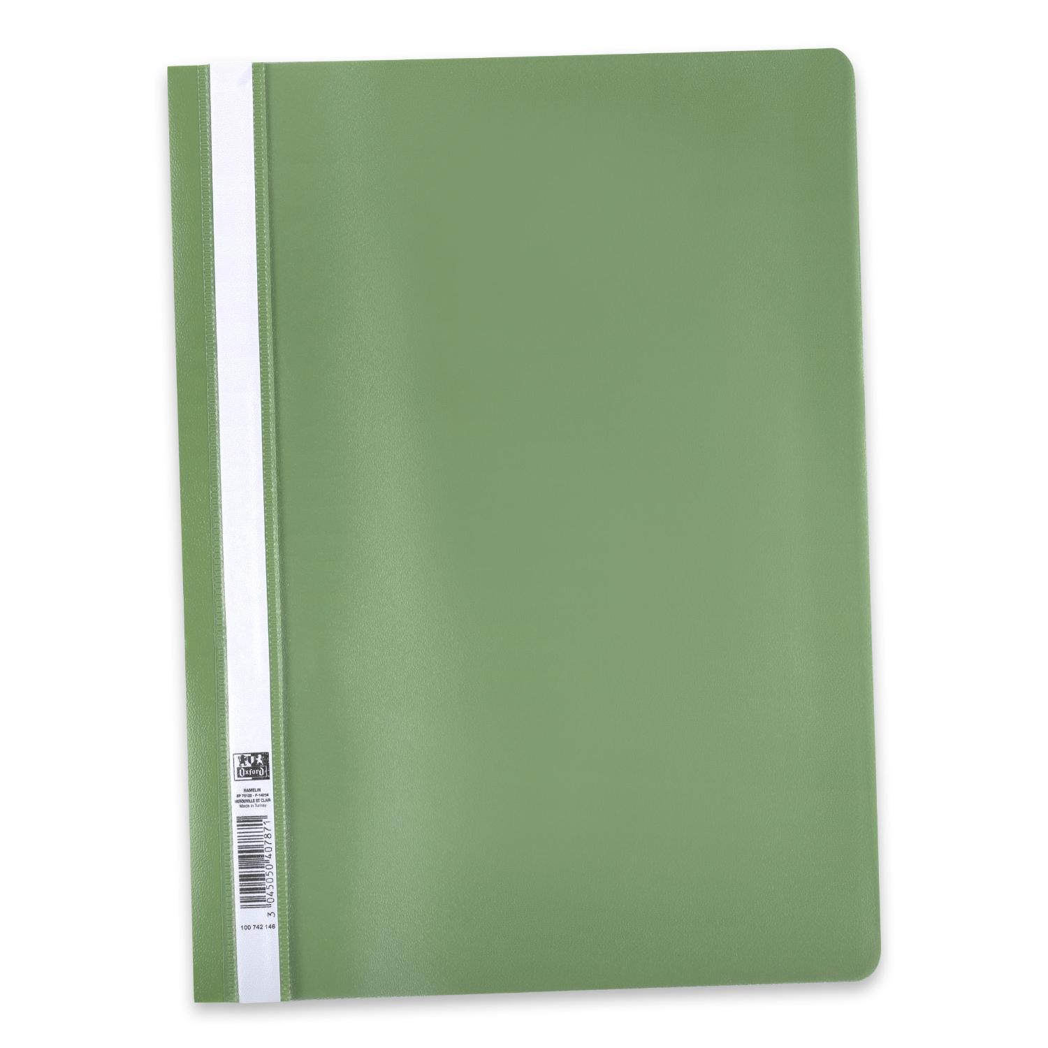 Oxford Schnellhefter, DIN A4, PP, hellgr�n