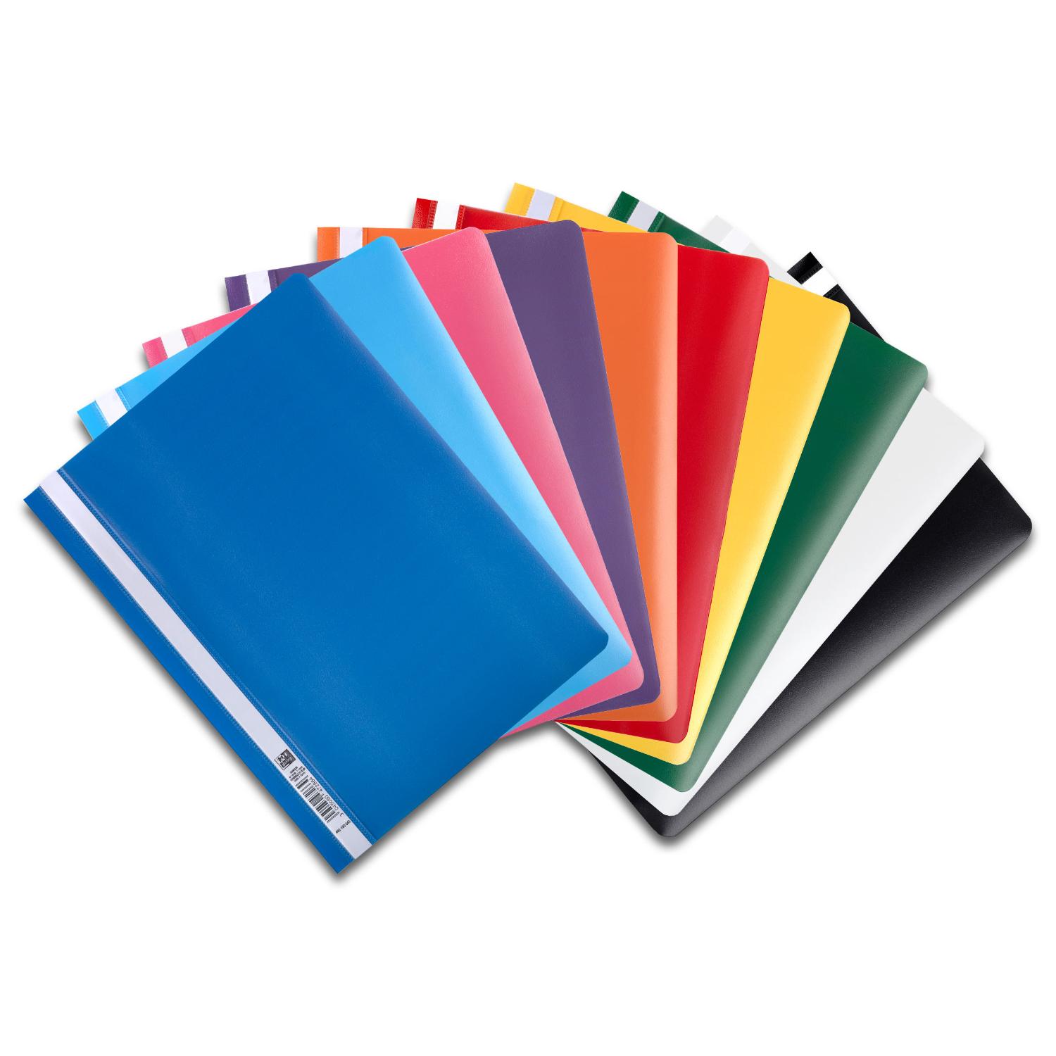Oxford Schnellhefter, DIN A4, PP, 10er Pack Farbmix