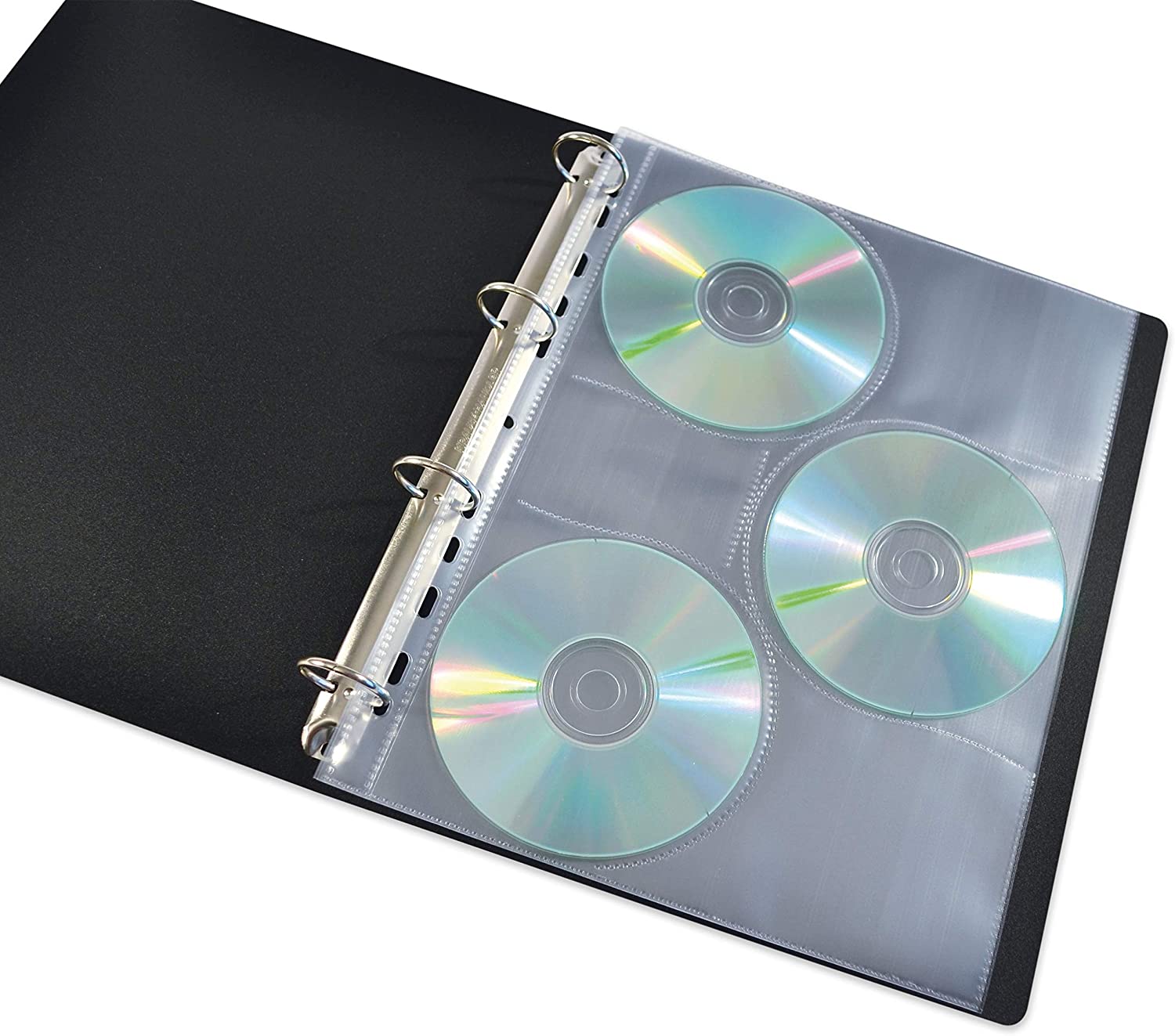 Oxford Prospekthülle für CDs/DVDs, DIN A4, PP, 0,07 mm