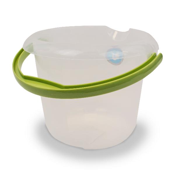 keeeper Putzeimer "mika", rund, 5 Liter, transparent