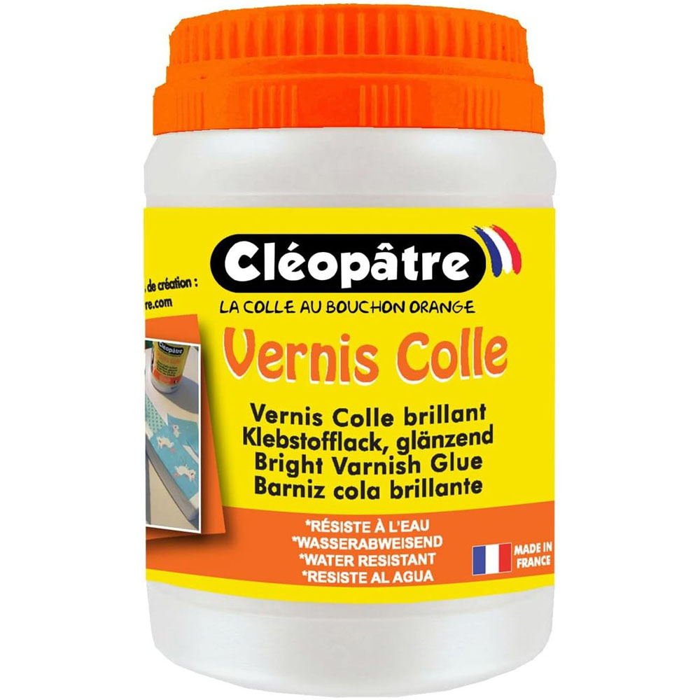 VERNIS COLLE � KLEBSTOFFLACK, GL�NZEND, 250g
