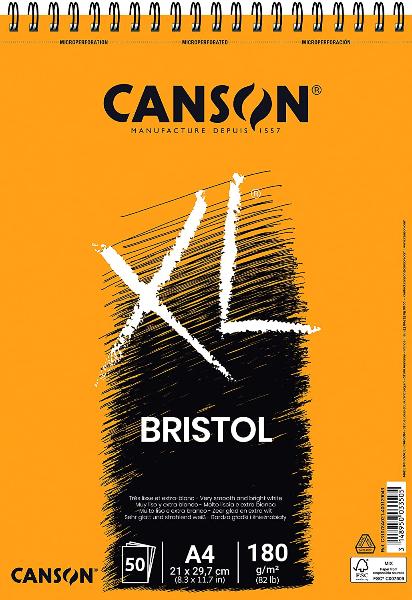 CANSON Skizzen- und Studienblock XL Bristol, DIN A4