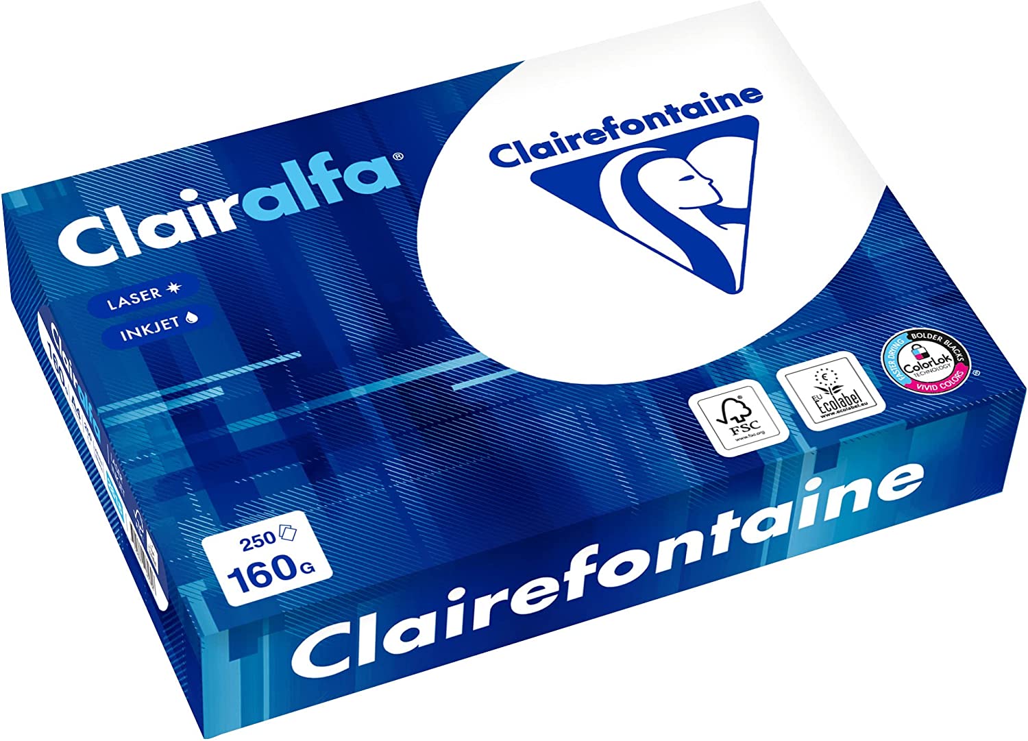 Clairalfa Multifunktionspapier, DIN A4, 160 g/qm, extra ...