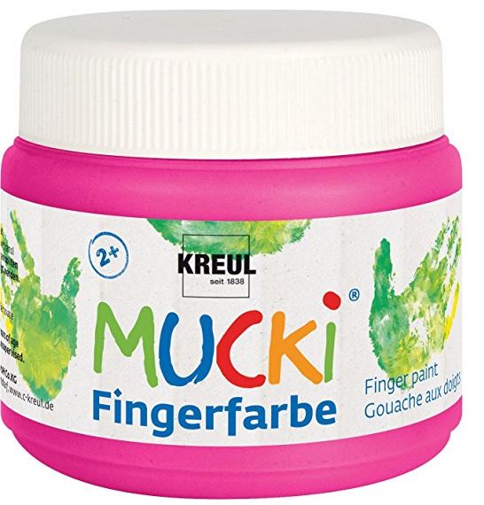 KREUL Fingerfarbe MUCKI, pink, 150 ml
