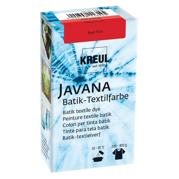 KREUL Batik-Textilfarbe JAVANA, red fire, 70 g