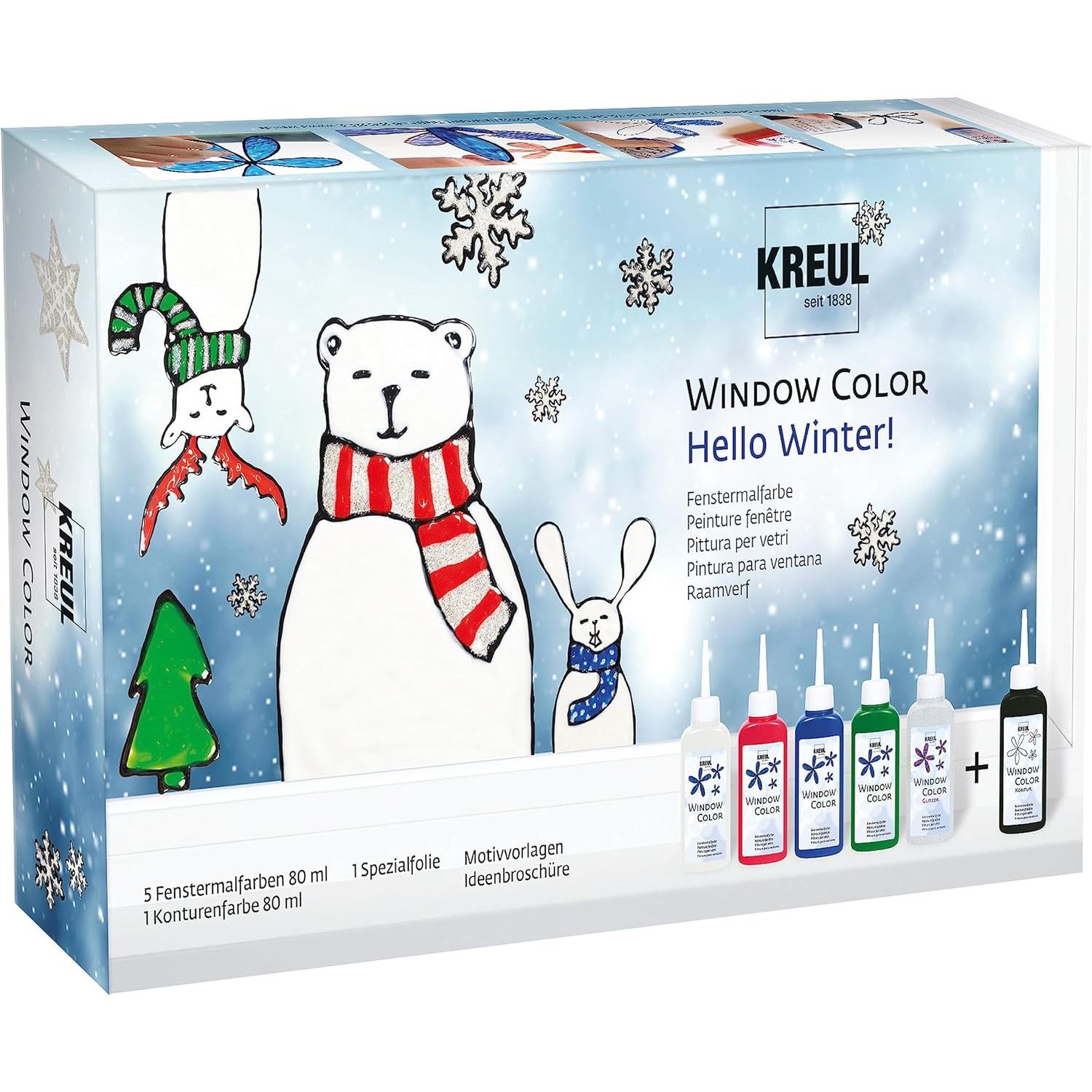 KREUL Window Color Set - Hello Winter