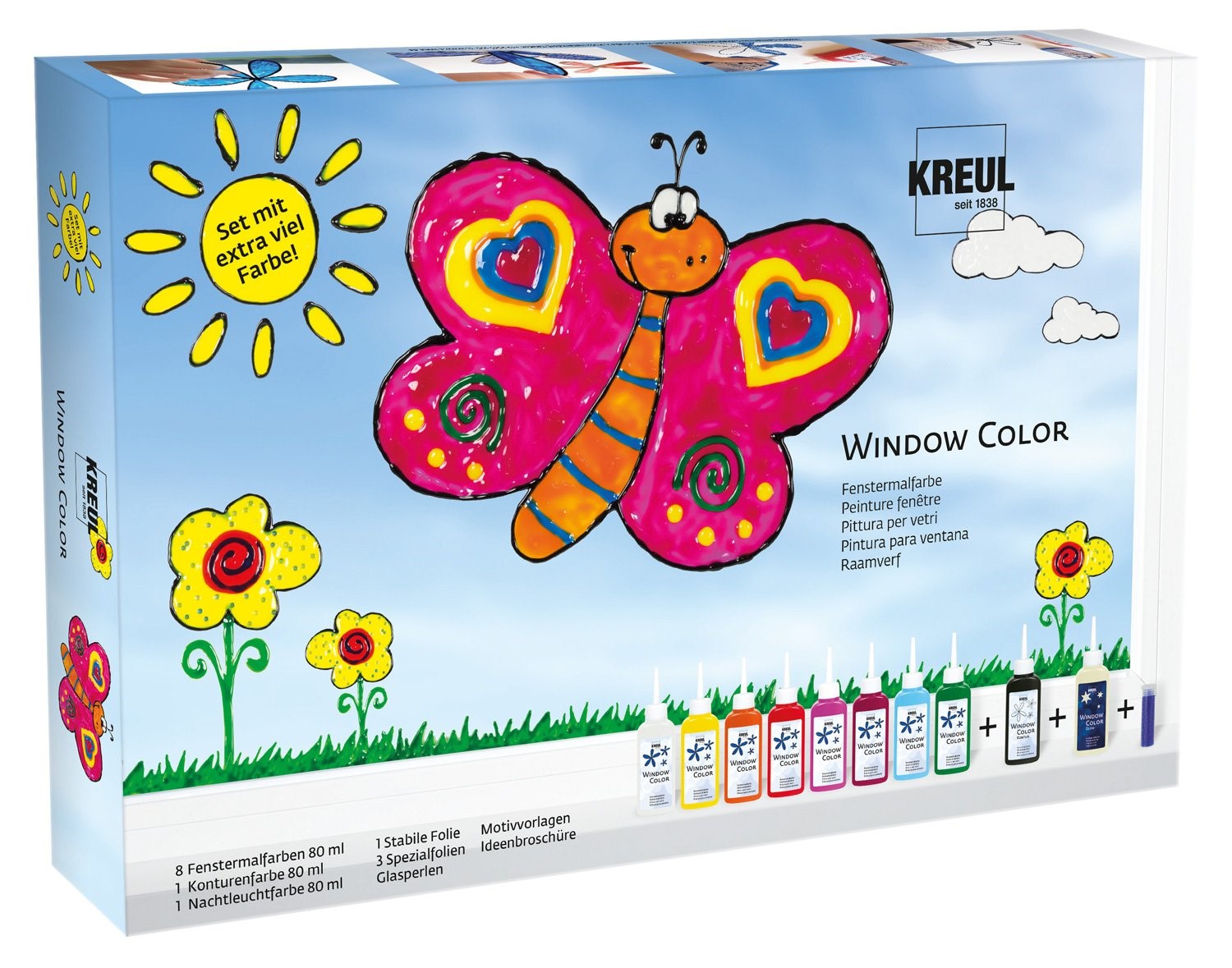 KREUL Window Color, Set mit extra viel Farbe
