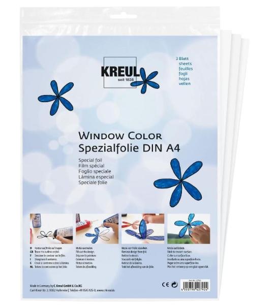 KREUL Spezialfolie Hobby Line "Glas Design", DIN A4