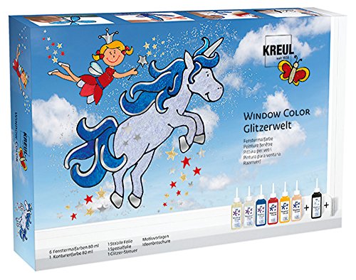 KREUL Window Color "Glas Design", Set Glitzerwelt