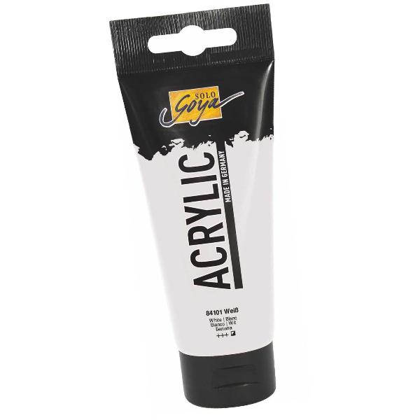 KREUL Acrylfarbe SOLO Goya Acrylic, wei�, 100 ml