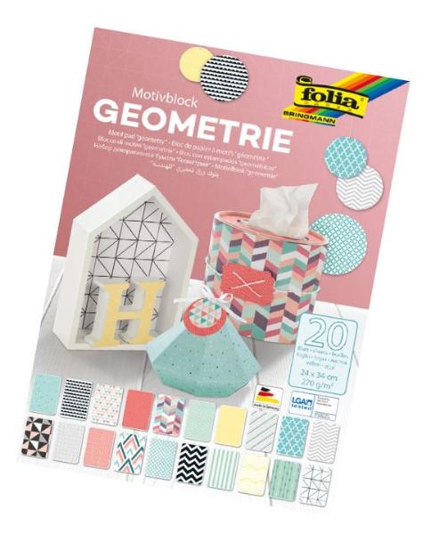 folia Motivblock "Geometrie", 240 x 340 mm, 20 Blatt