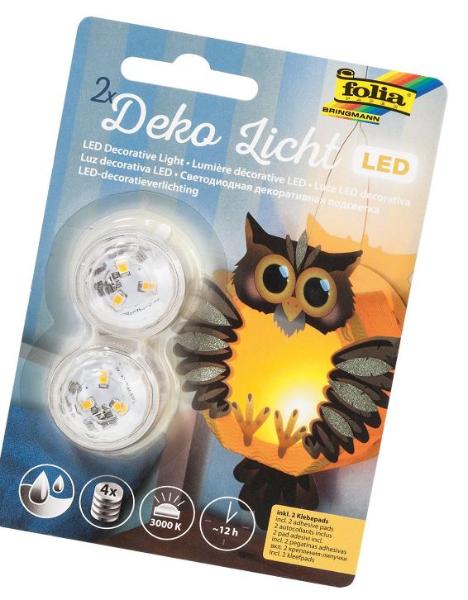 folia LED-Deko-Licht inkl. Batterien elektrisches Teelic...
