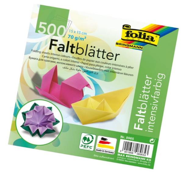 folia Faltbl�tter, 150 x 150 mm, 70 g/qm, 500 Blatt