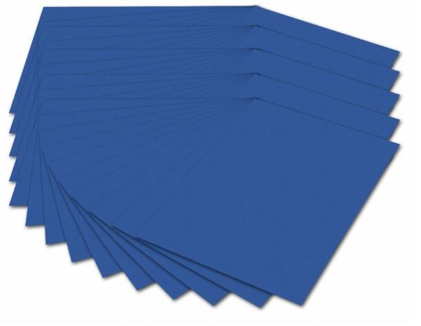 Fotokarton DIN A4, 300 g/qm k�nigsblau 50 Blatt