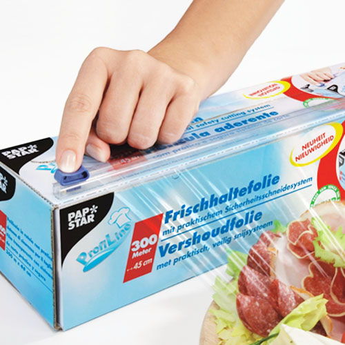 PAPSTAR Frischhaltefolie in Faltschachtel, Breite: 300 mm