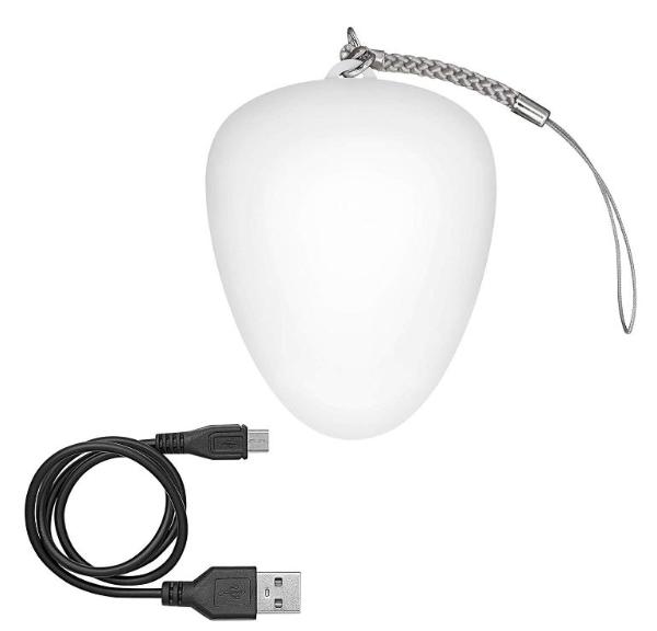 WEDO Aufladbares LED-Handtaschenlicht, 2 LEDs & IR-Sensor