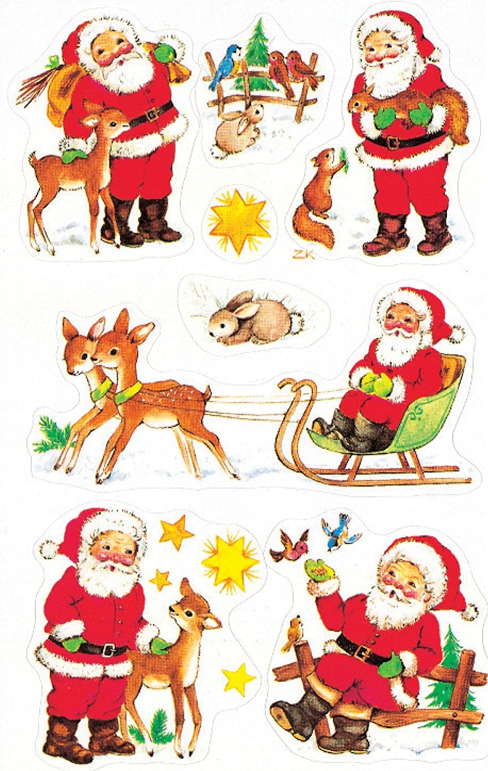 AVERY Zweckform ZDesign Weihnachts-Sticker Weihnachtsma...
