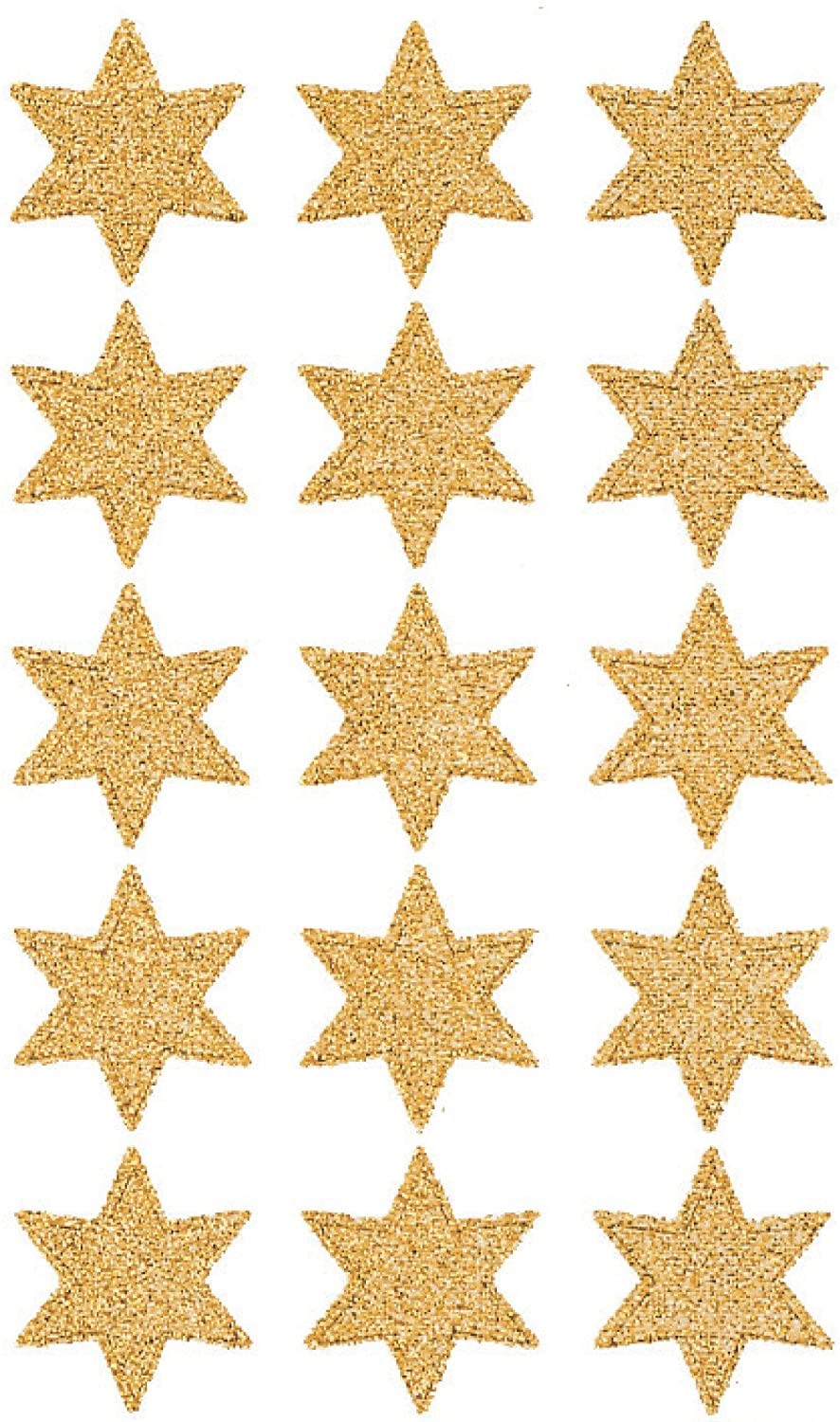 AVERY Zweckform ZDesign Weihnachts-Sticker "Sterne", gol...