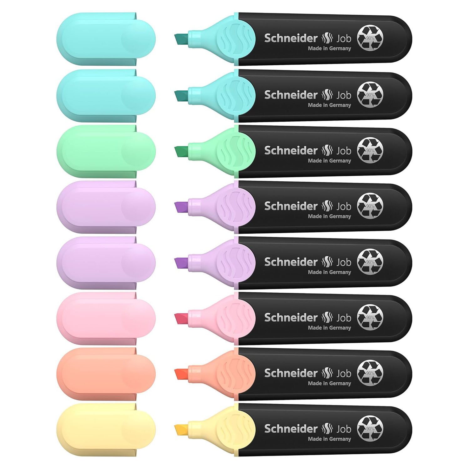 Schneider 8er Etui Textmarker JOB pastell