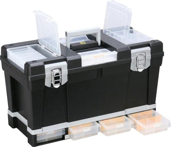allit Werkzeugkoffer McPlus Depot >S< 23, PP, schwarz