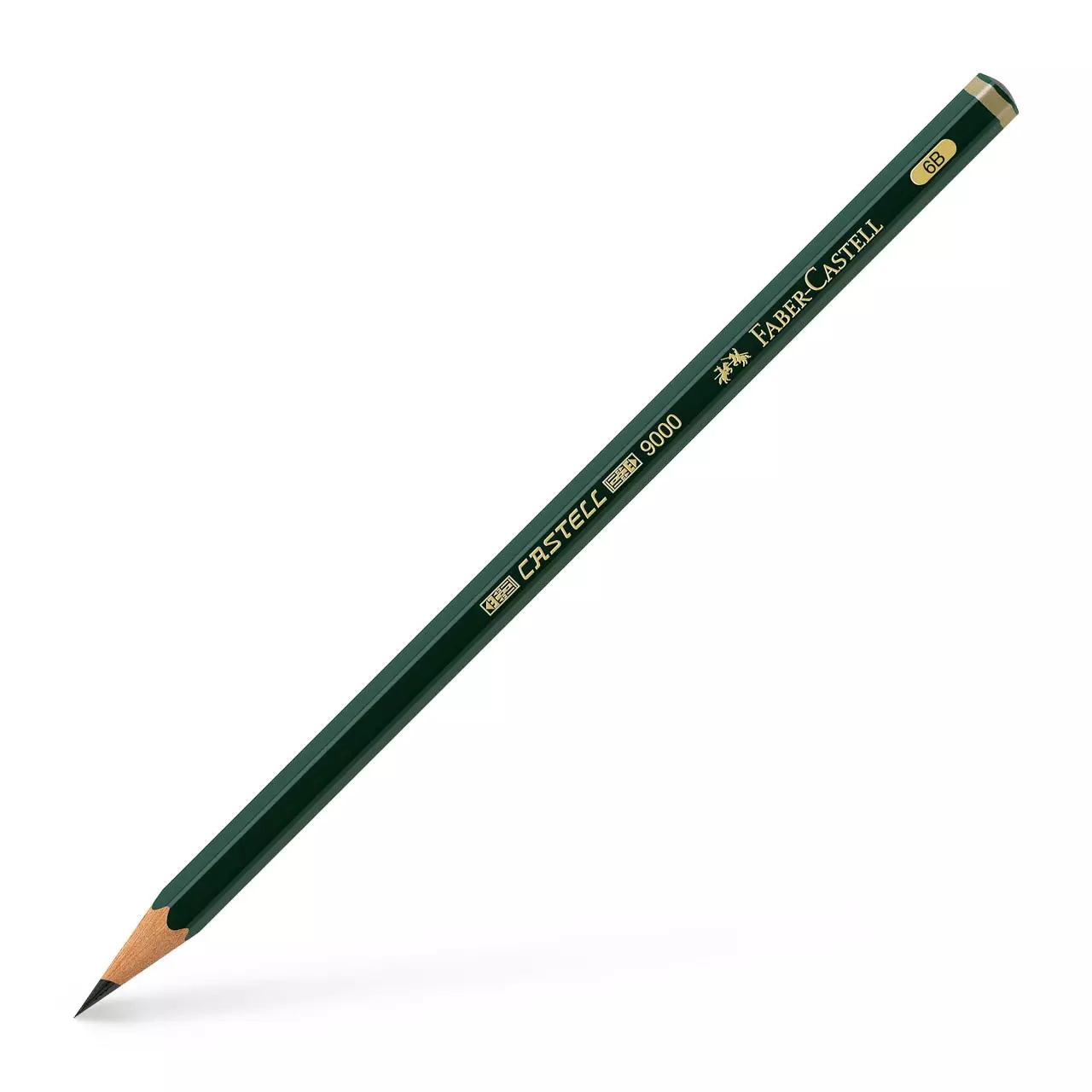 FABER-CASTELL Bleistift CASTELL 9000, H�rtegrad: 6B