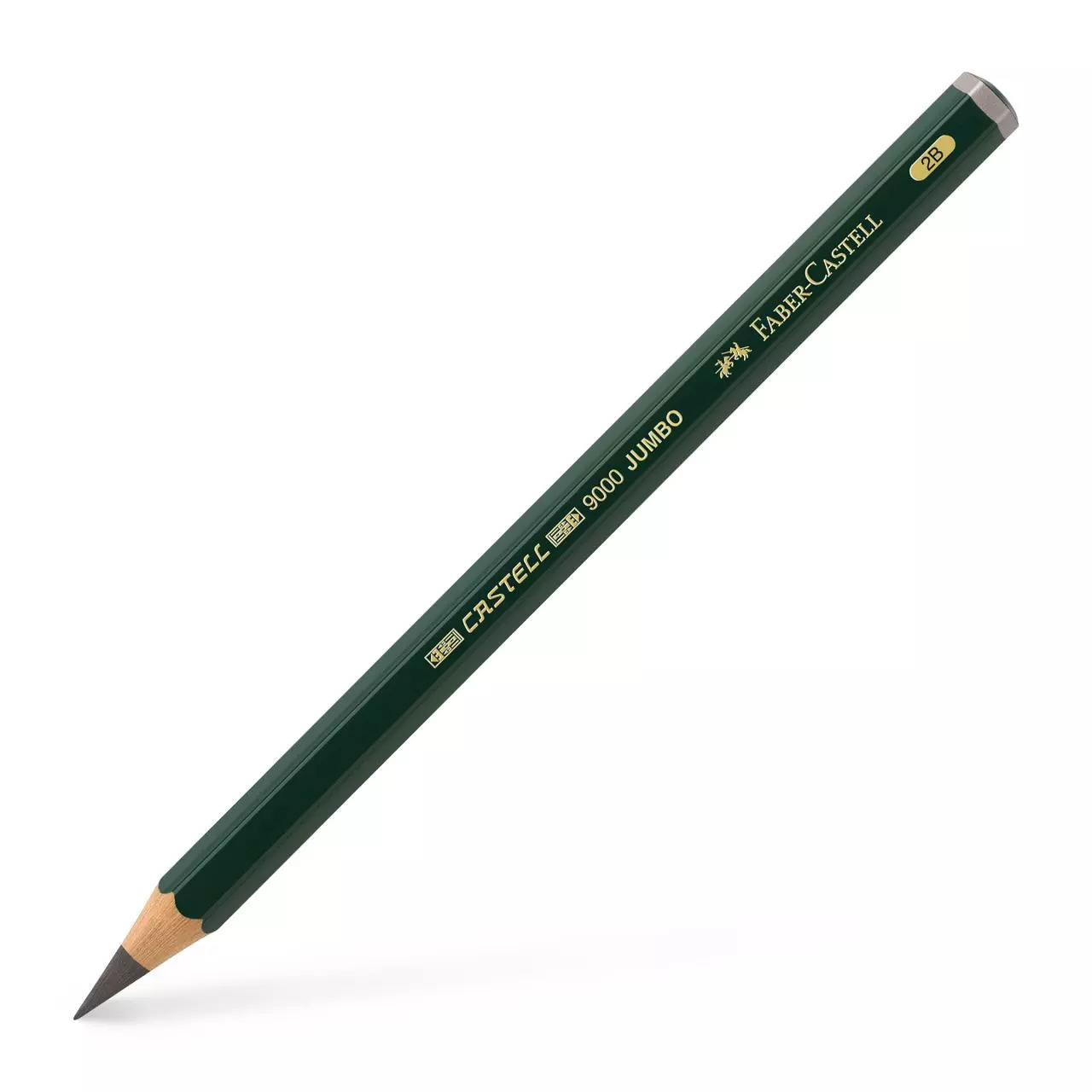 FABER-CASTELL Bleistift CASTELL 9000 Jumbo, H�rtegrad: 2B