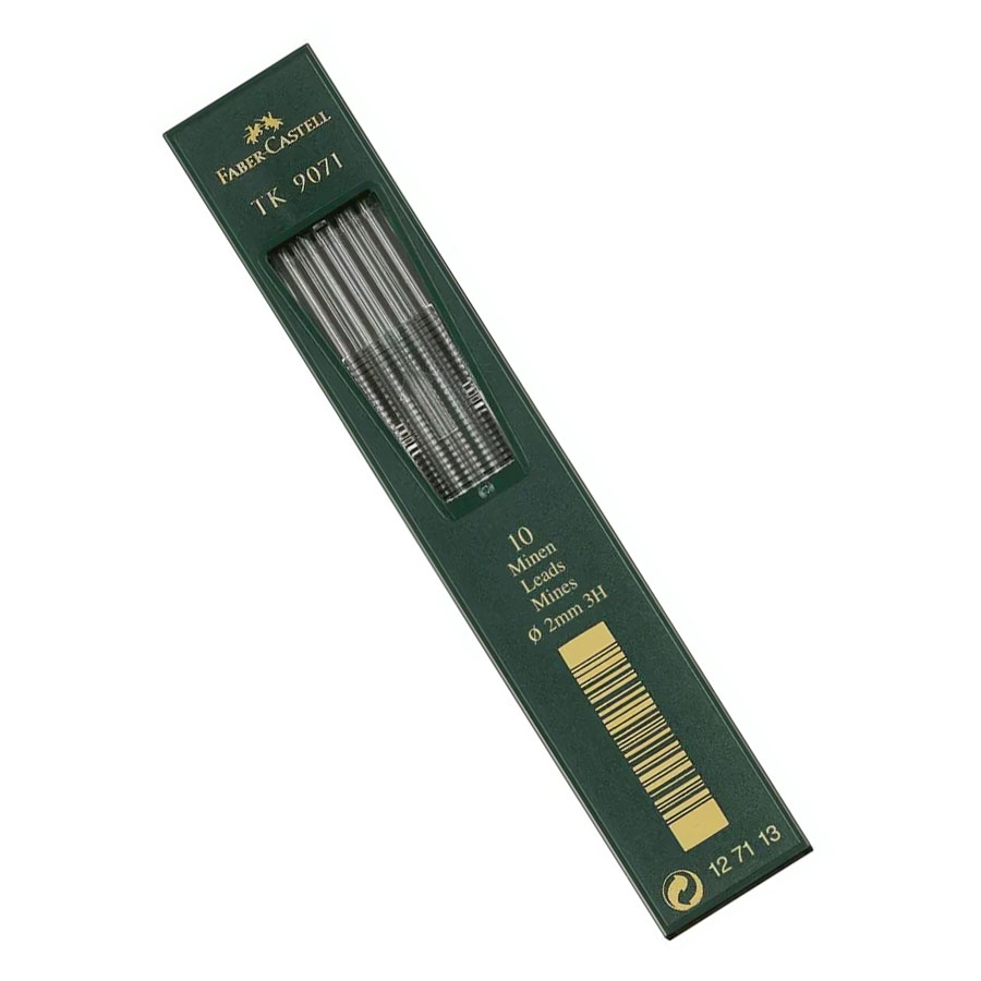 FABER CASTELL Fallmine 9071 2mm 3H 10ST