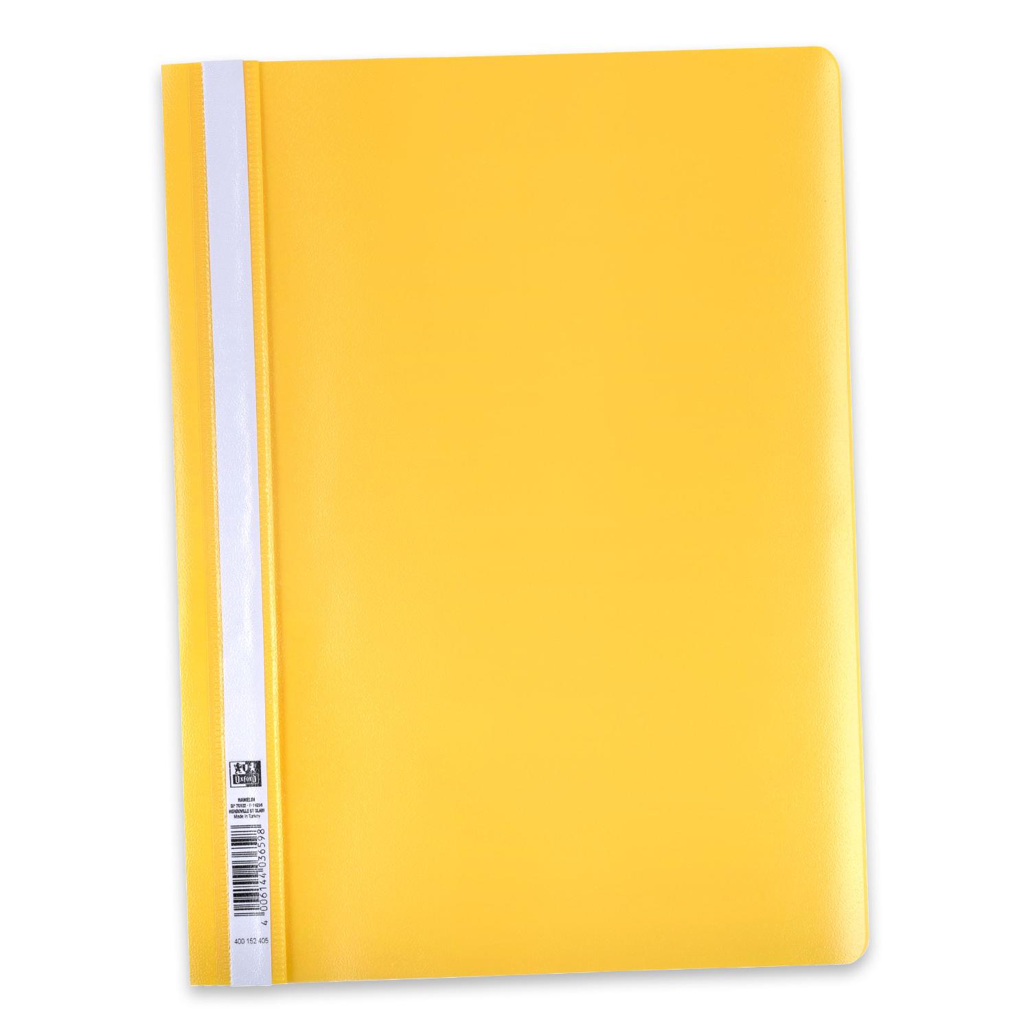 Oxford Schnellhefter, DIN A4, PP, gelb