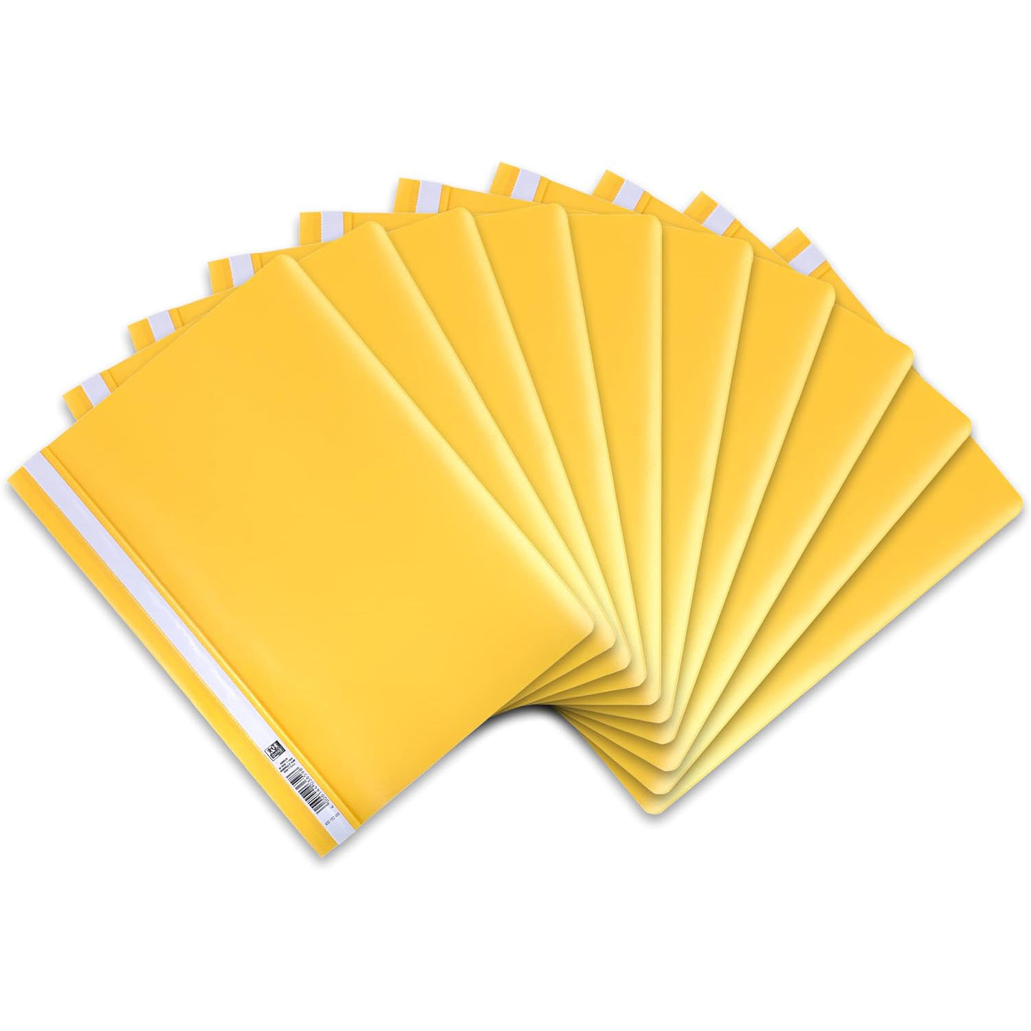 10x Oxford Schnellhefter, DIN A4, PP, gelb