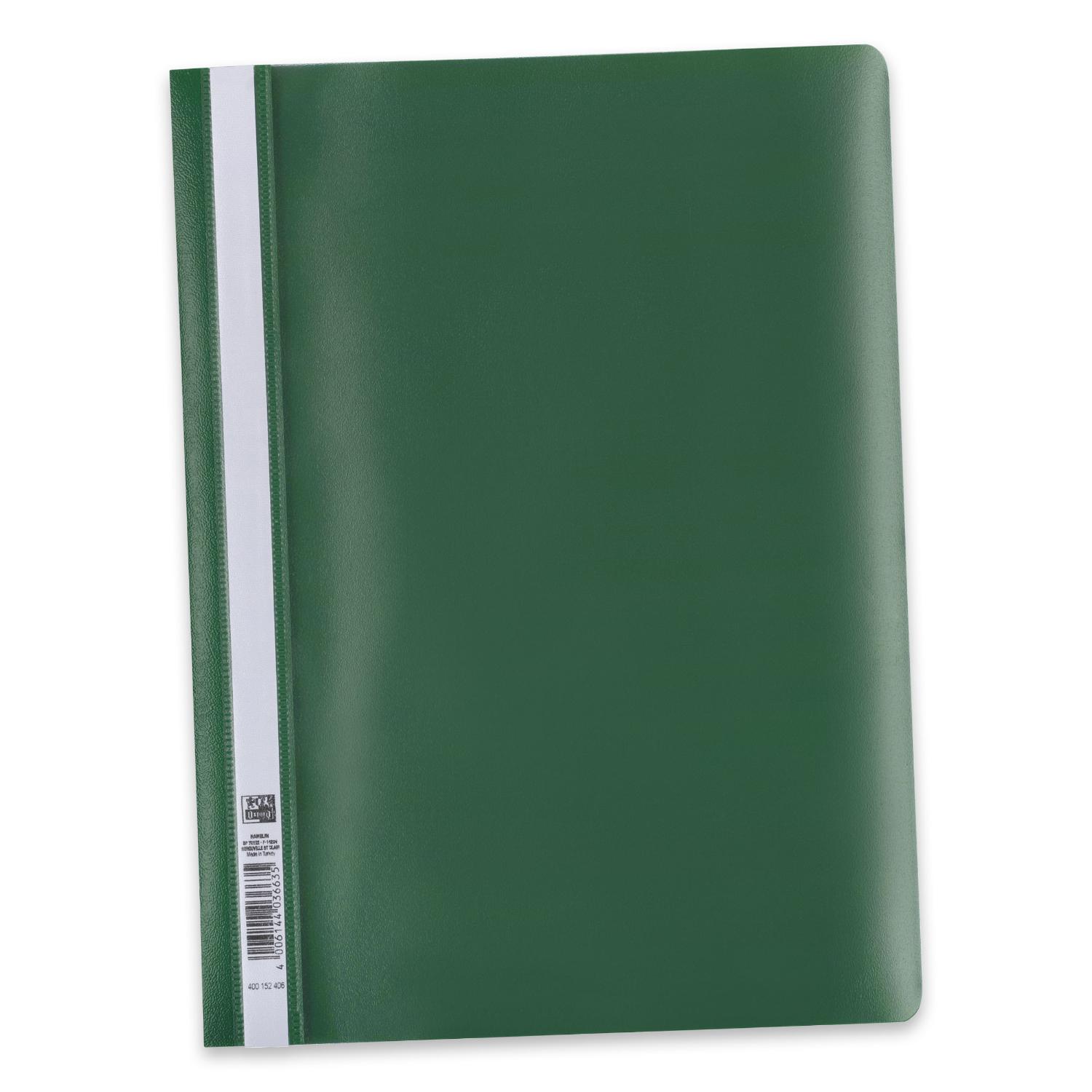 Oxford Schnellhefter, DIN A4, PP, gr�n
